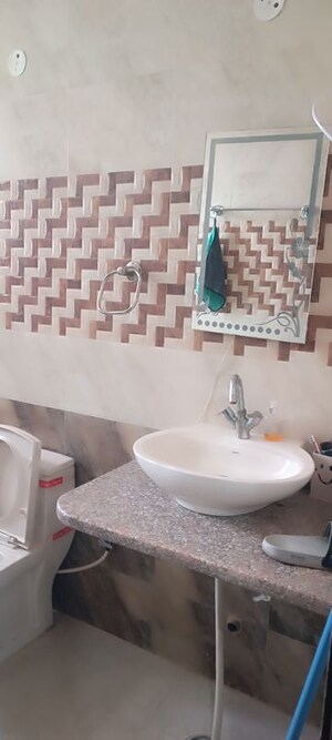 Bathroom in 2 BHK Builder Floor at The Emporium, Sector 110a – for Rent