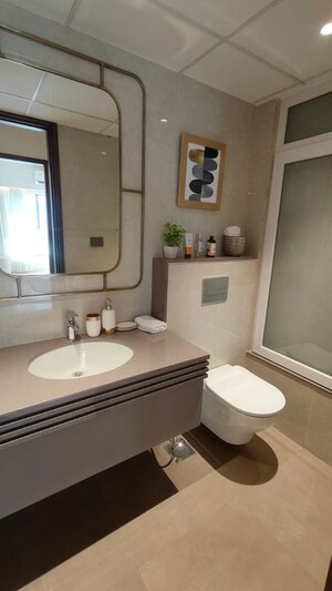 Bathroom in 3 BHK Apartment at Kumar Prism, Hadapsar – for Sale