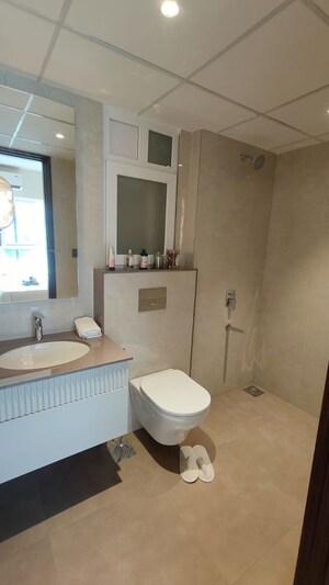 Bathroom in 3 BHK Apartment at Kumar Prism, Hadapsar – for Sale