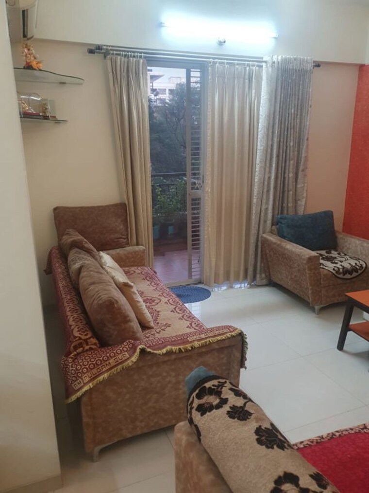 Living Room, icon-windsor-residency 3 Bedroom 1700 Sq.Ft. Apartment In Balewadi Pune 10080916