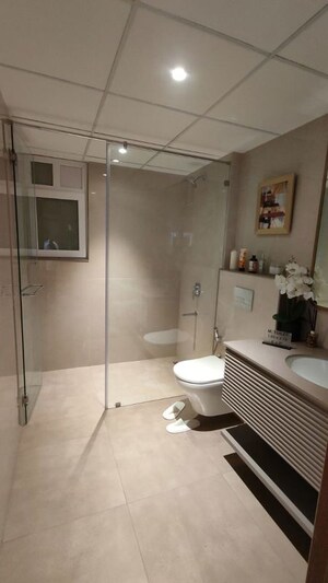Bathroom in 4 BHK Apartment at Kumar Prism, Hadapsar – for Sale