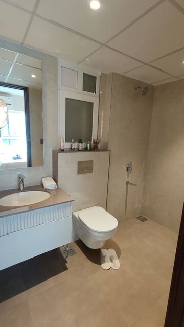 Bathroom in 4 BHK Apartment at Kumar Prism, Hadapsar – for Sale