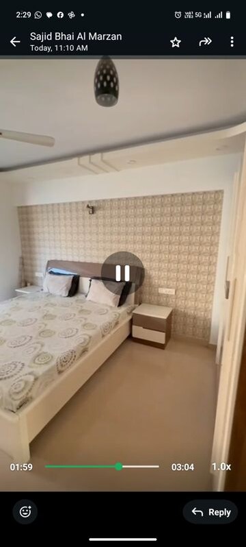 Bedroom in 3 BHK Apartment at Godrej Waldorf, Andheri West – for Rent