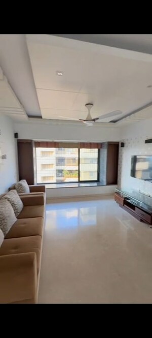Living Room in 3 BHK Apartment at Godrej Waldorf, Andheri West – for Rent