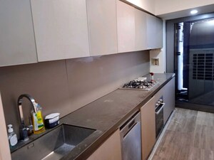 Kitchen in 4 BHK Apartment at Lodha World Crest, Worli – for Rent