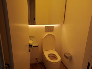 Bathroom in 4 BHK Apartment at Lodha World Crest, Worli – for Rent