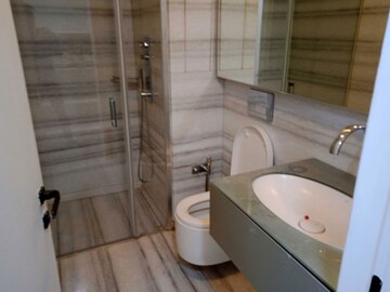 Bathroom in 4 BHK Apartment at Lodha World Crest, Worli – for Rent