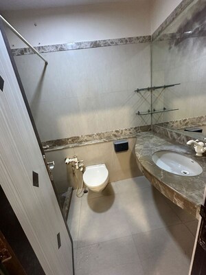 Bathroom in 2 BHK Apartment at Raheja Sherwood, Goregaon East – for Rent