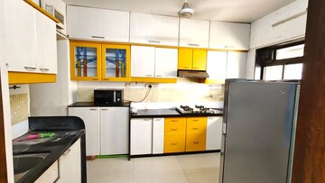 Kitchen in 3 BHK Apartment at K Raheja Heights, Malad East – for Rent