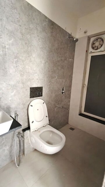 Bathroom in 1 BHK Apartment at Lalani Velentine Apartment 1 Wing D, Malad East – for Rent