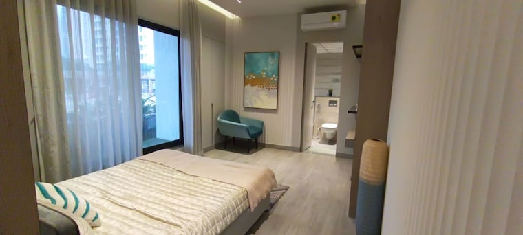 Bedroom, kumar-parc-residences 3 Bedroom 1600 Sq.Ft. Apartment In Hadapsar Pune 10082619