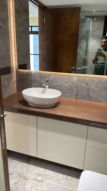 Bathroom in 4 BHK Apartment at Ambedkar Nagar – for Rent