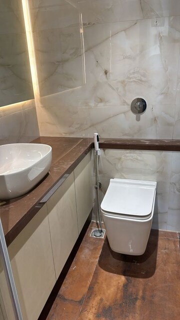 Bathroom in 4 BHK Apartment at Ambedkar Nagar – for Rent