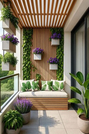 Balcony in 2 BHK Villa at Jigani – for Sale