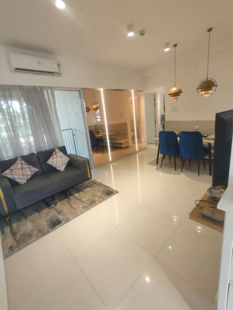 Living Room, godrej-elaris 3 Bedroom 1600 Sq.Ft. Apartment In Magarpatta City Pune 10082865