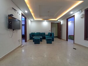 Living Room in 4 BHK Apartment at Saket – for Rent