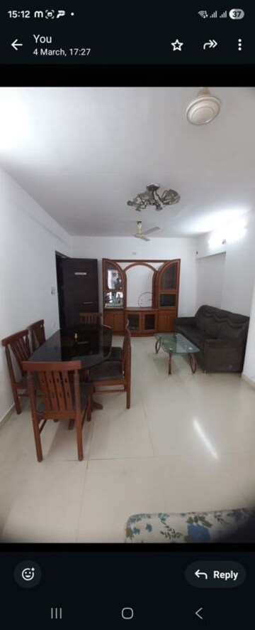 Living Room in 2 BHK Apartment at Lodha Splendora, Ghodbunder Road – for Rent