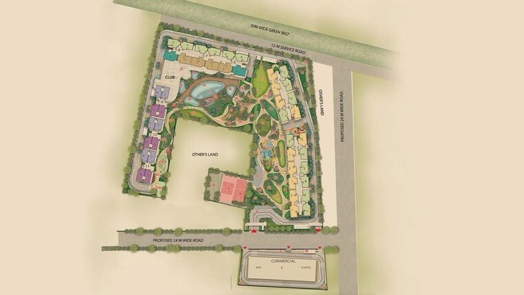 Master Plan, signature-global-sarvam 3 Bedroom 2200 Sq.Ft. Apartment In Sector 37d Gurgaon 10083033