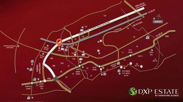 3 BHK Apartment – Map Location View at Signature Global Sarvam, Sector 37d - for Sale