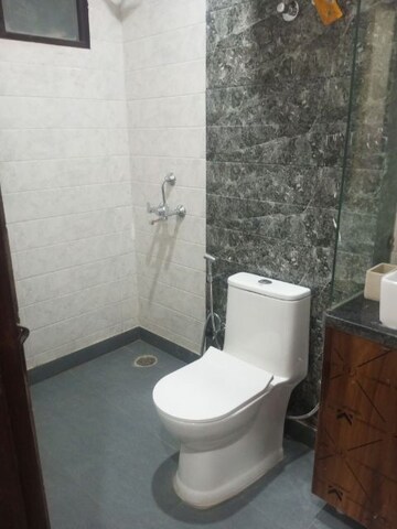 Bathroom in 1 BHK Builder Floor at Palam Vihar Extension – for Rent
