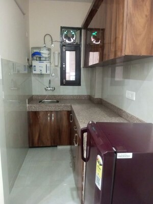 Kitchen in 1 BHK Builder Floor at Palam Vihar Extension – for Rent