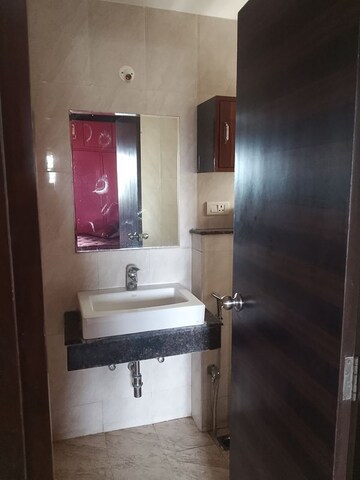 Bathroom in 3 BHK Apartment at Theme Ambience Golf View, Gachibowli – for Rent