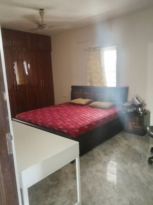 Bedroom in 3 BHK Apartment at Theme Ambience Golf View, Gachibowli – for Rent