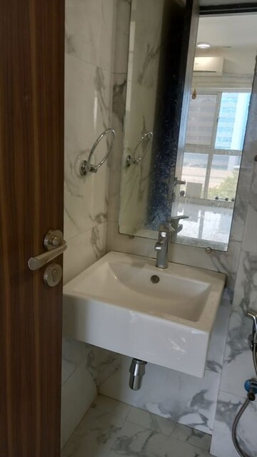 Bathroom in 2 BHK Apartment at Raheja Ridgewood, Goregaon East – for Rent