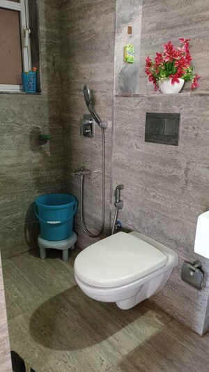 Bathroom in 2 BHK Apartment at Raheja Ridgewood, Goregaon East – for Rent