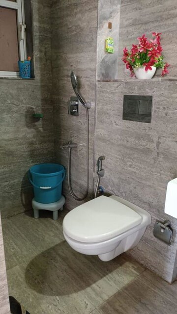 Bathroom in 2 BHK Apartment at Raheja Ridgewood, Goregaon East – for Rent