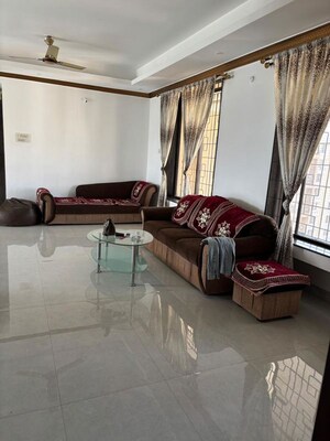 Living Room in 3 BHK Apartment at Ganga Satellite, Wanwadi – for Rent