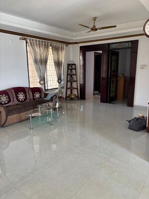 Living Room in 3 BHK Apartment at Ganga Satellite, Wanwadi – for Rent