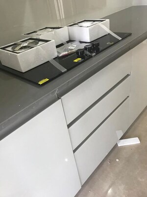 Kitchen in 1 BHK Apartment at Godrej The Trees Phase II, Vikhroli East – for Rent