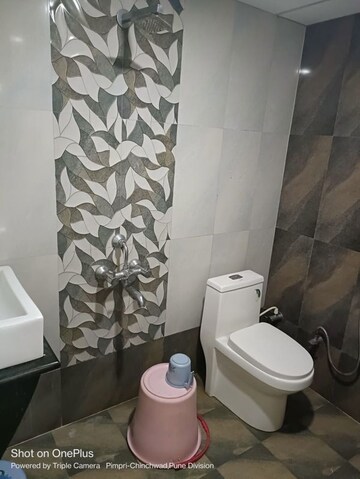 Bathroom in 2 BHK Apartment at Sai Dishti CHS, Ravet – for Rent