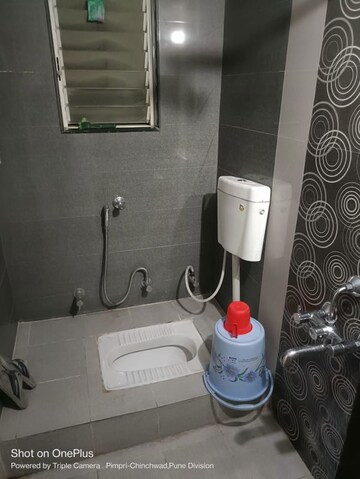 Bathroom in 2 BHK Apartment at Sai Dishti CHS, Ravet – for Rent