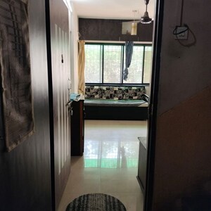 Building Lobby in 1 BHK Apartment at Tulshidham Complex, Thane West – for Rent