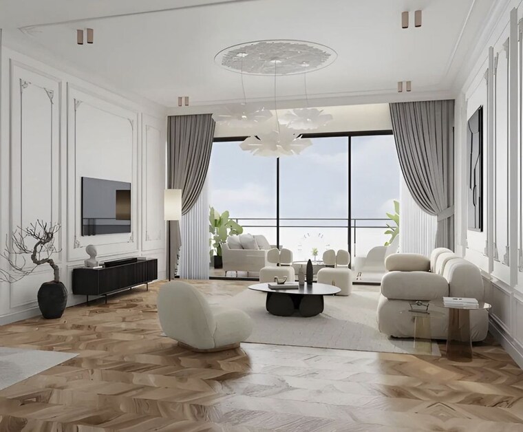 Living Room, malabar hill 6 Bedroom 4913 Sq.Ft. Apartment In Malabar Hill Mumbai 10083385