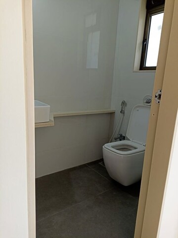 Bathroom in 3 BHK Apartment at Mallhar Bhimashankar Heights, Dahisar West – for Rent