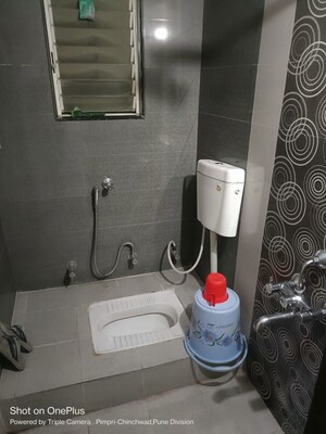 Bathroom in 2 BHK Apartment at Ravet – for Rent