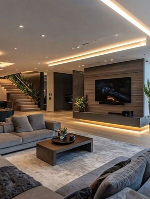 Living Room in 4 BHK Villa at KNS Alora, Mysore Road – for Sale