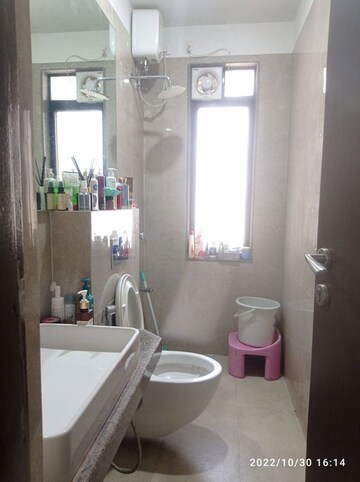 Bathroom in 2 BHK Apartment at Lodha Fiorenza, Goregaon East – for Rent