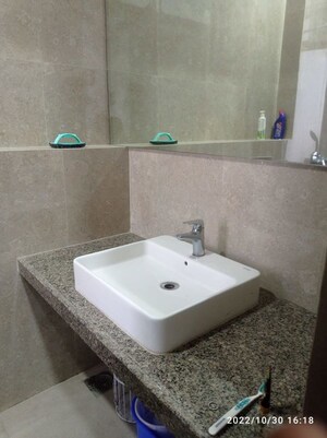 Bathroom in 2 BHK Apartment at Lodha Fiorenza, Goregaon East – for Rent