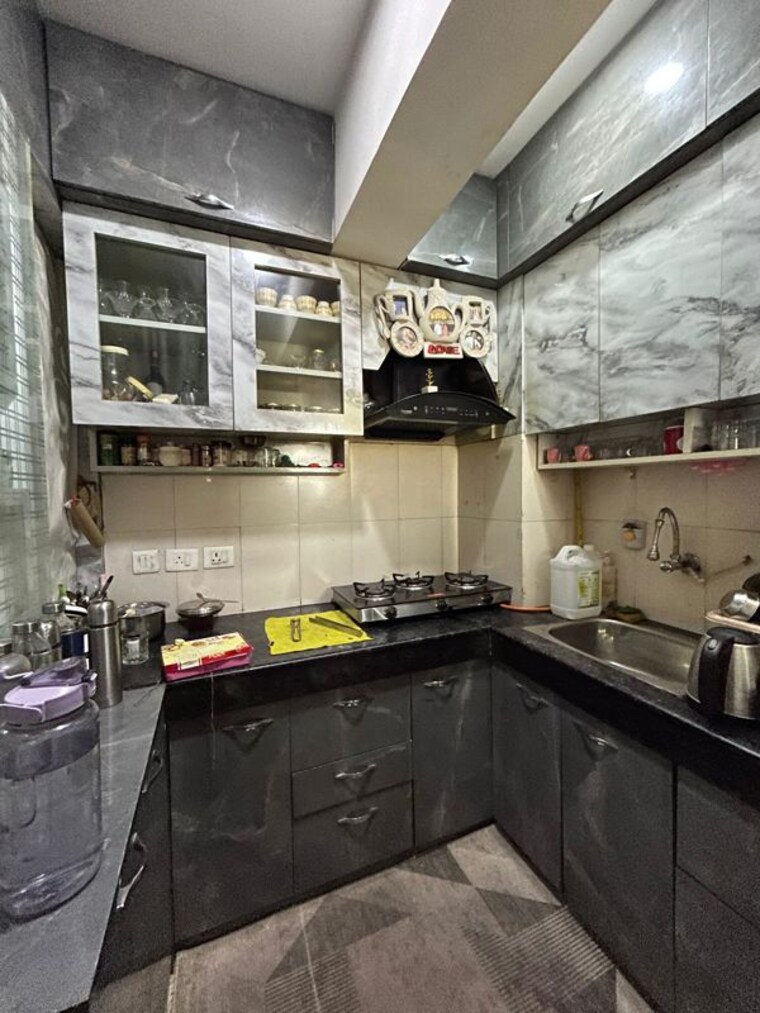 Kitchen, wave-dream-homes 1 Bedroom 578 Sq.Ft. Apartment In Wave City Ghaziabad 10083616