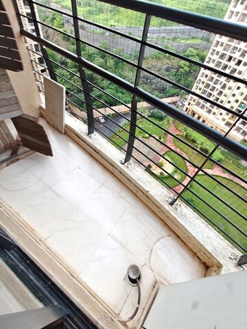 Balcony in 2 BHK Apartment at Raheja Heights Phase 2, Goregaon East – for Rent