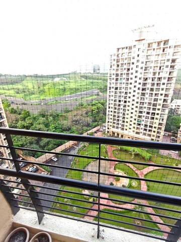 Balcony in 2 BHK Apartment at Raheja Heights Phase 2, Goregaon East – for Rent