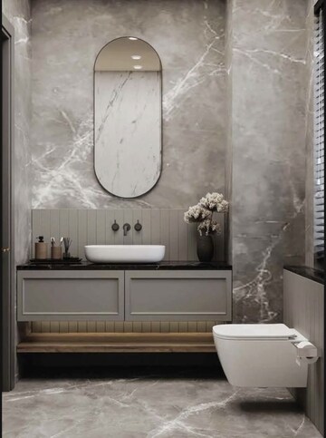 Bathroom in 4 BHK Apartment at Upper Worli – for Sale