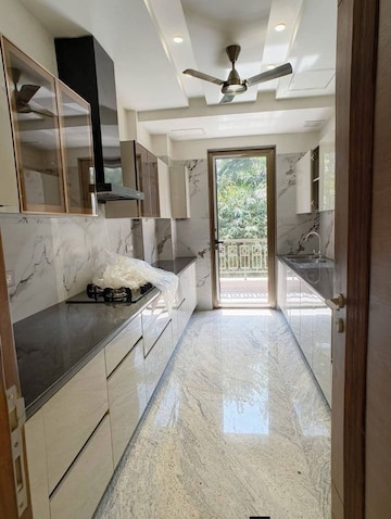 Kitchen in 3 BHK Builder Floor at Saket – for Rent