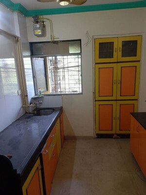 Kitchen in 1 BHK Apartment at Shanti Dham Apartment, Kalwa – for Rent