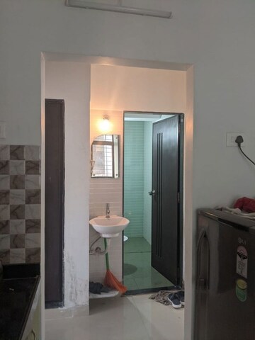 Living Room in 1 BHK Apartment at Haware Indraprastha Regency, Goregaon West – for Rent