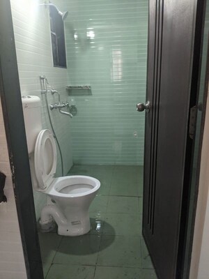 Bathroom in 1 BHK Apartment at Haware Indraprastha Regency, Goregaon West – for Rent